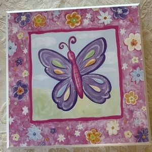 Colorful Butterfly Wall Art on Wood